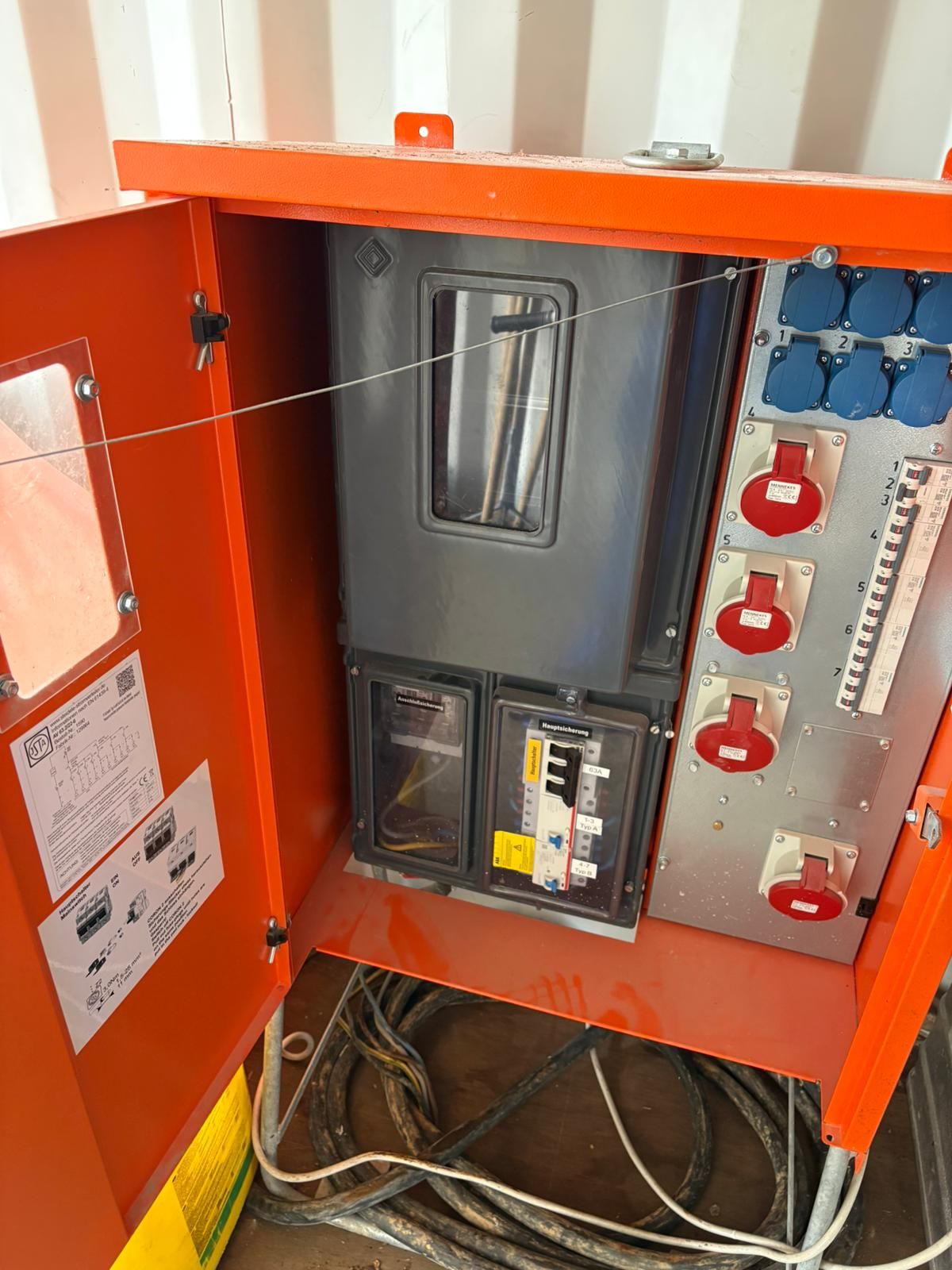 Baustromverteiler Steidele, Anschlussverteiler nach EN 61439-4