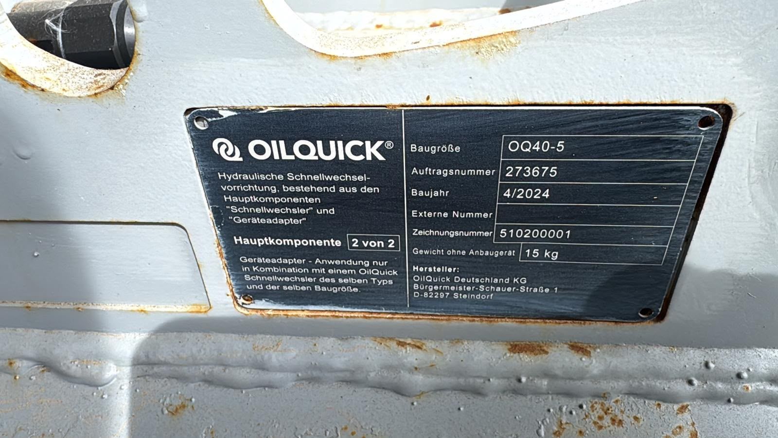 Schlegelmulcher Ghedini 120 cm, 2025, mit OilQuick OQ40-5