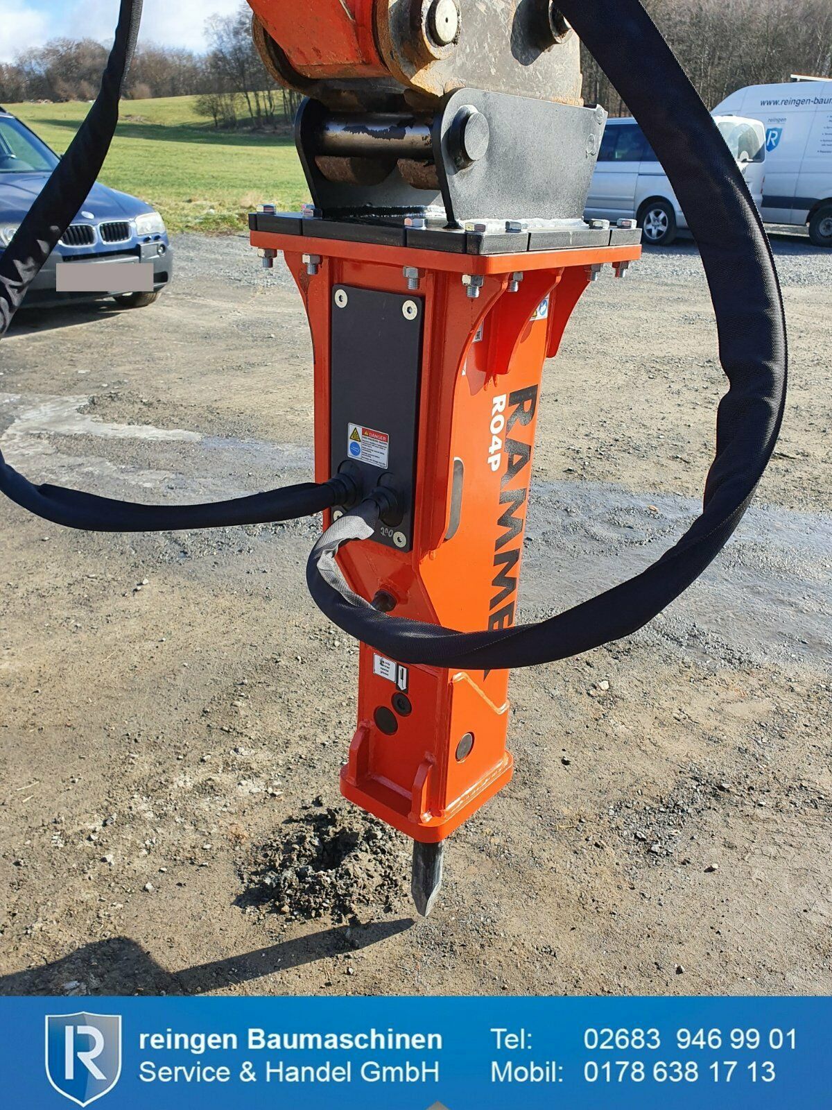 Hydraulikhammer Rammer R04P, Baujahr 2020, 232 kg, Mietgerät