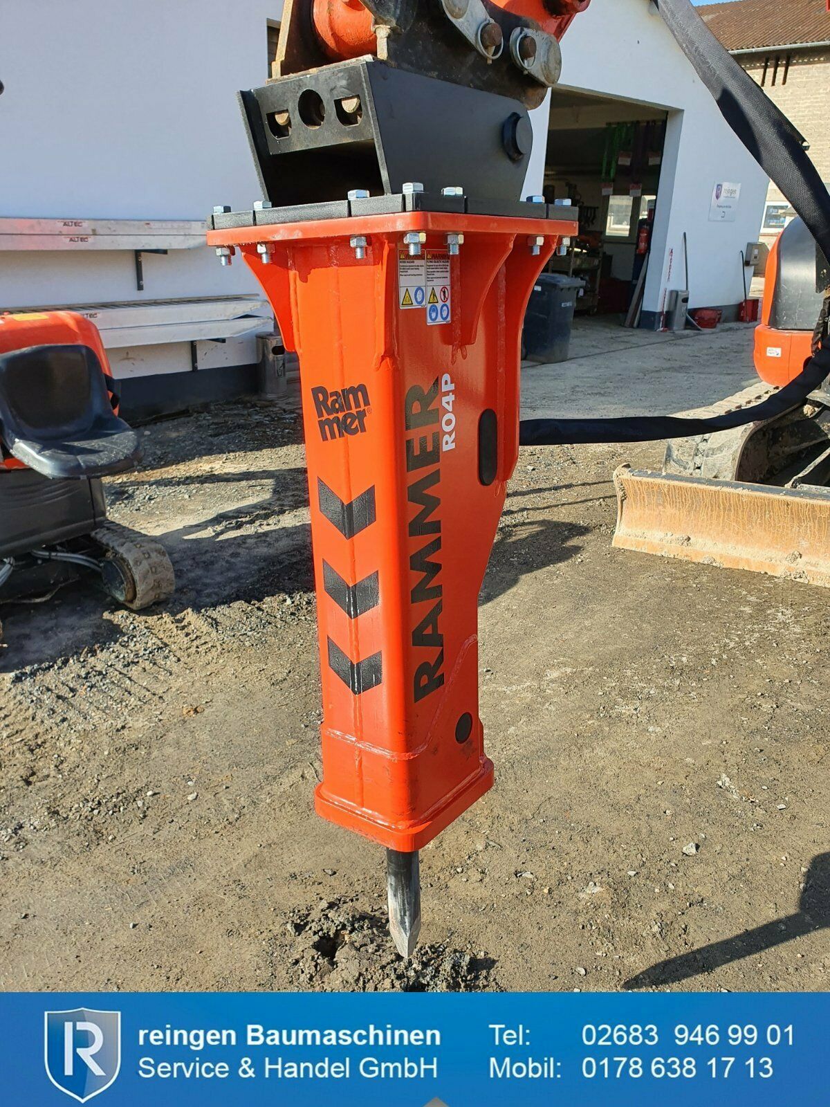 Hydraulikhammer Rammer R04P, Baujahr 2020, 232 kg, Mietgerät