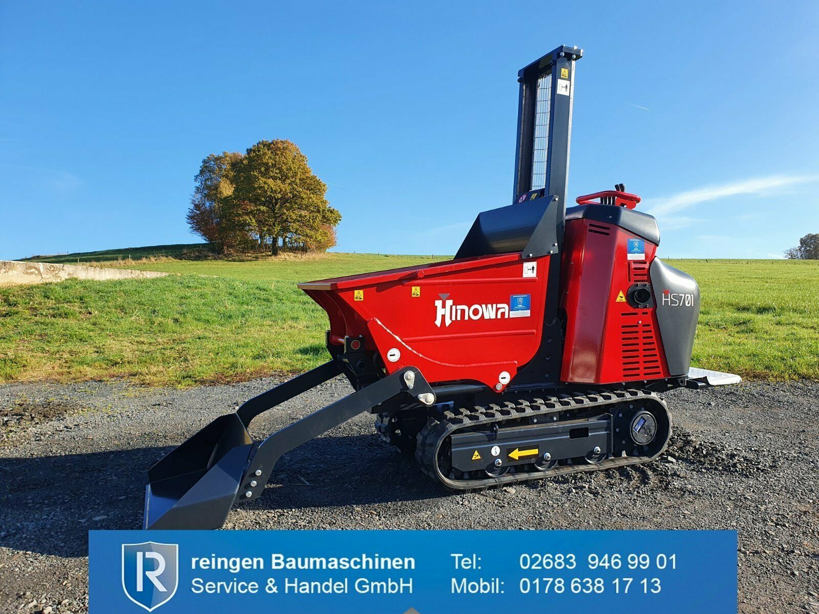 Minidumper Hinowa HS701, neu, Selbstlader mit Hochentleerung