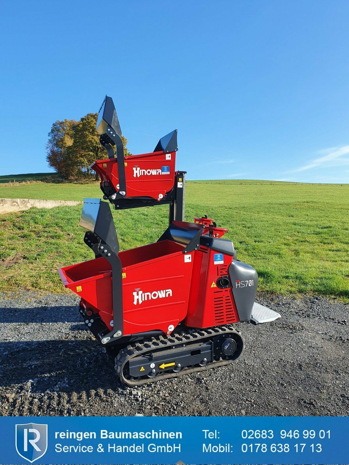 Minidumper Hinowa HS701, neu, Selbstlader mit Hochentleerung