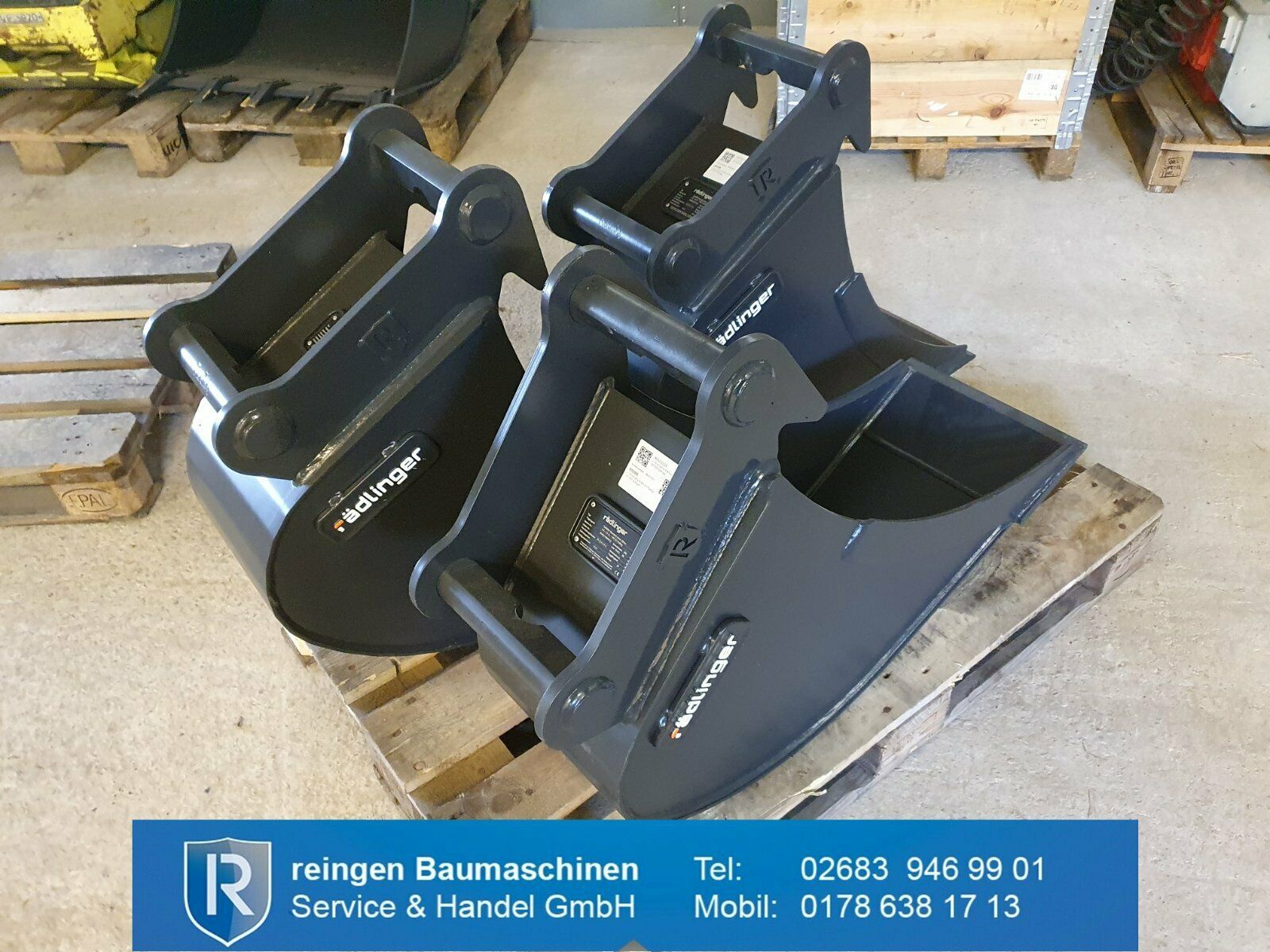 Tieflöffel Rädlinger 300 mm, neu, MS03, für 2,6 bis 3,5 t