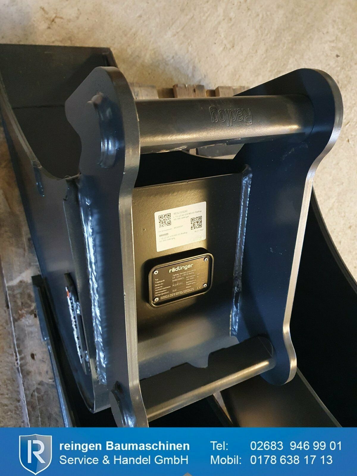 Tieflöffel Rädlinger 300 mm, neu, MS03, für 2,6 bis 3,5 t