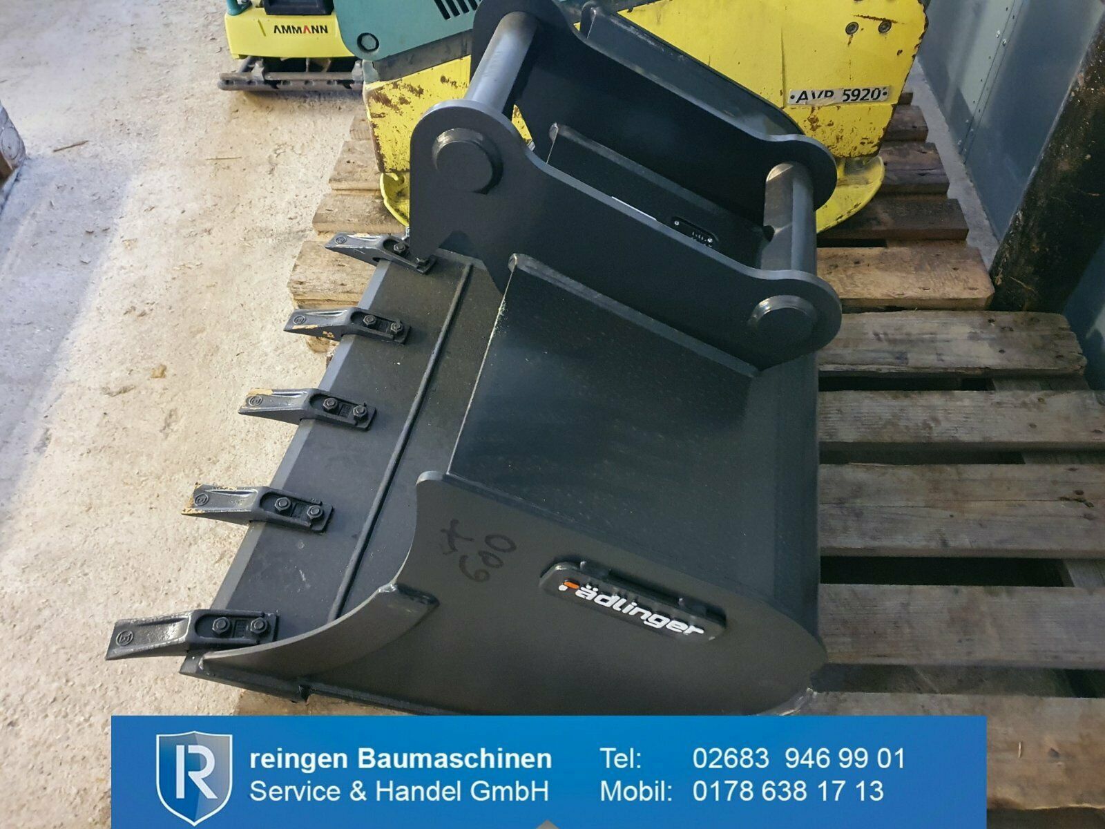 Tieflöffel Rädlinger Standard, neu, 800 mm, MS03-Aufnahme