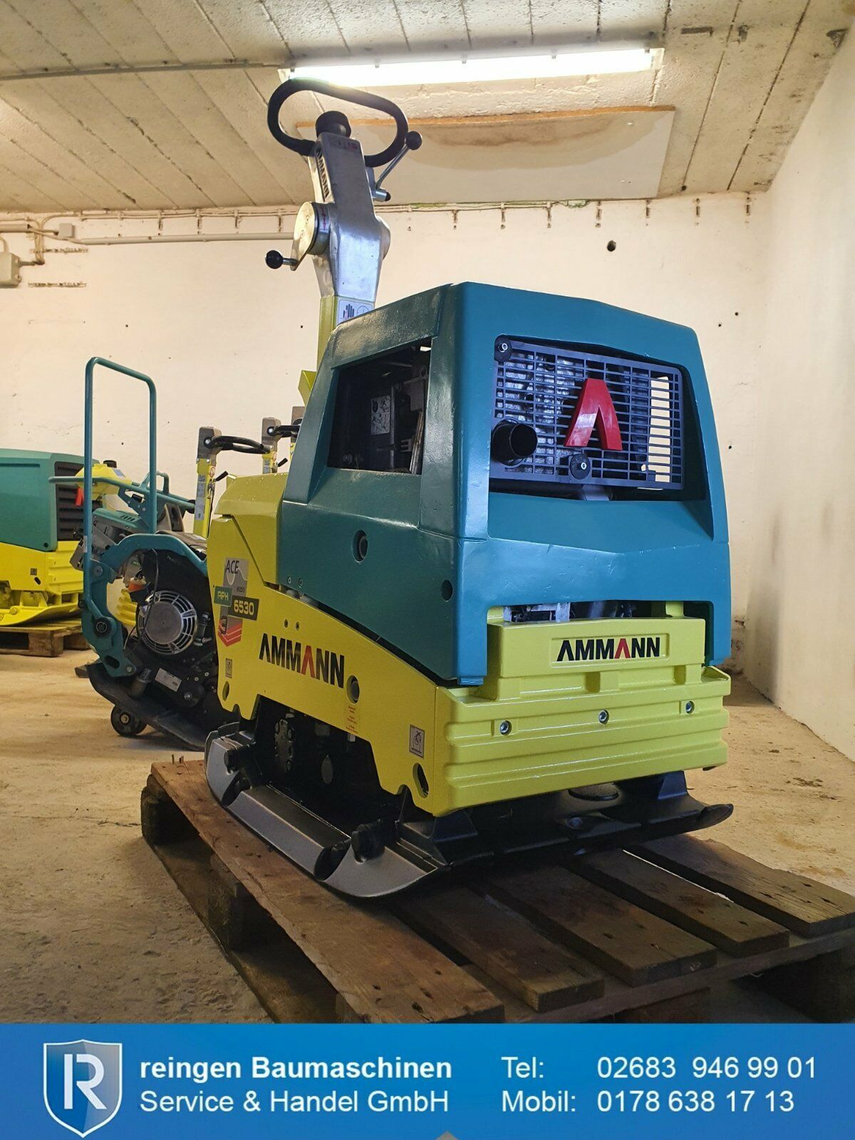 Rüttelplatte Ammann APH 6530 zur Miete, 2017, 539 kg, 10,1 kW