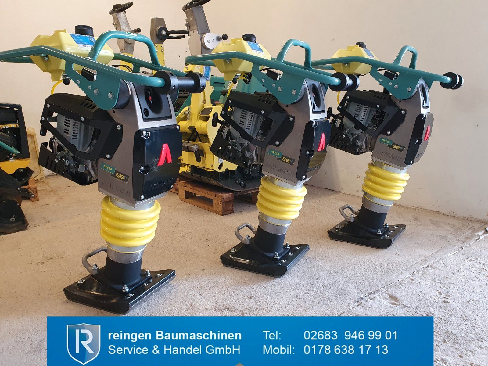 Vibrationsstampfer Ammann ATR68P, 2023, neu, 67 kg, 2,7 kW