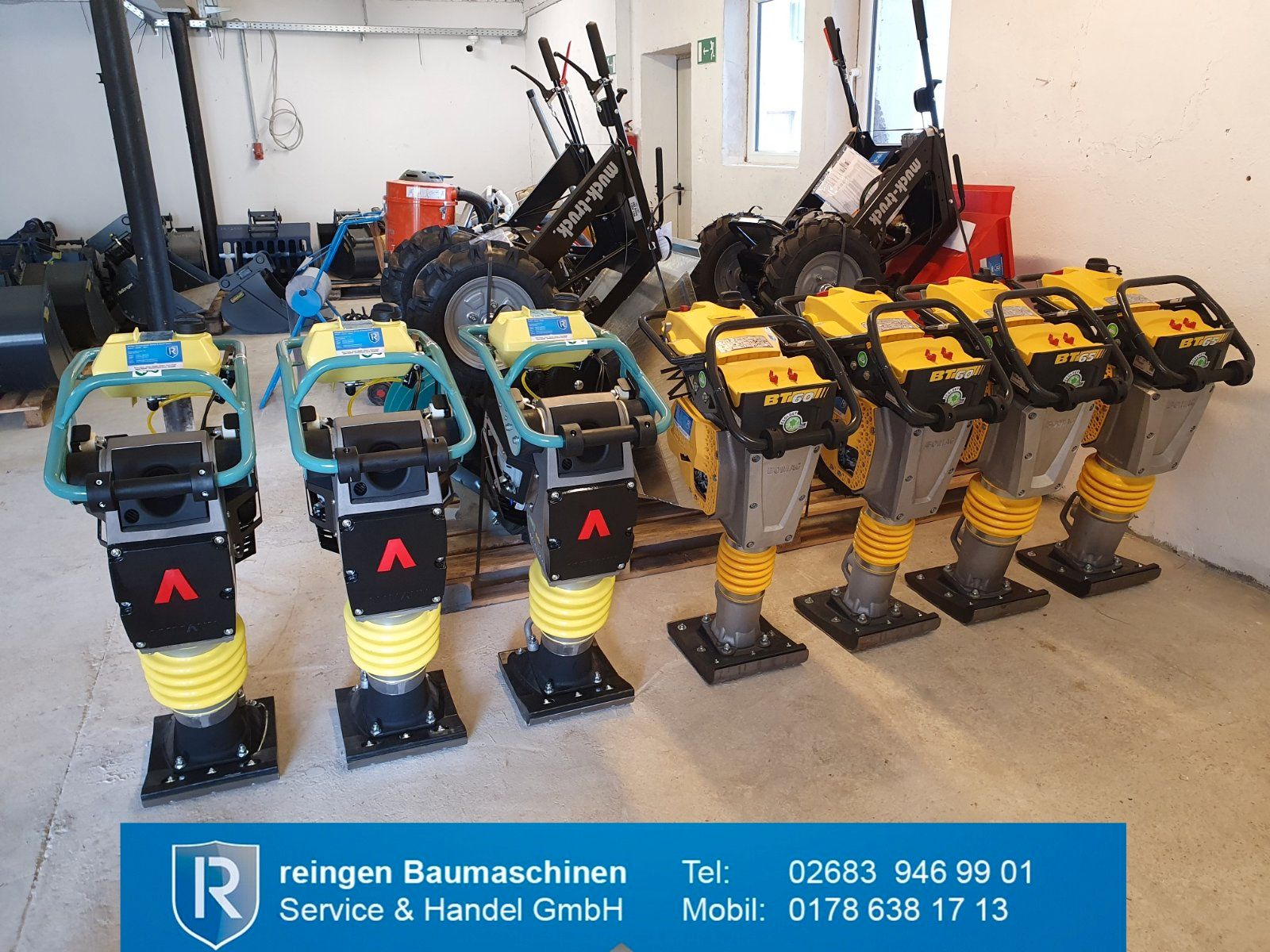 Vibrationsstampfer Ammann ATR68P, 2023, neu, 67 kg, 2,7 kW