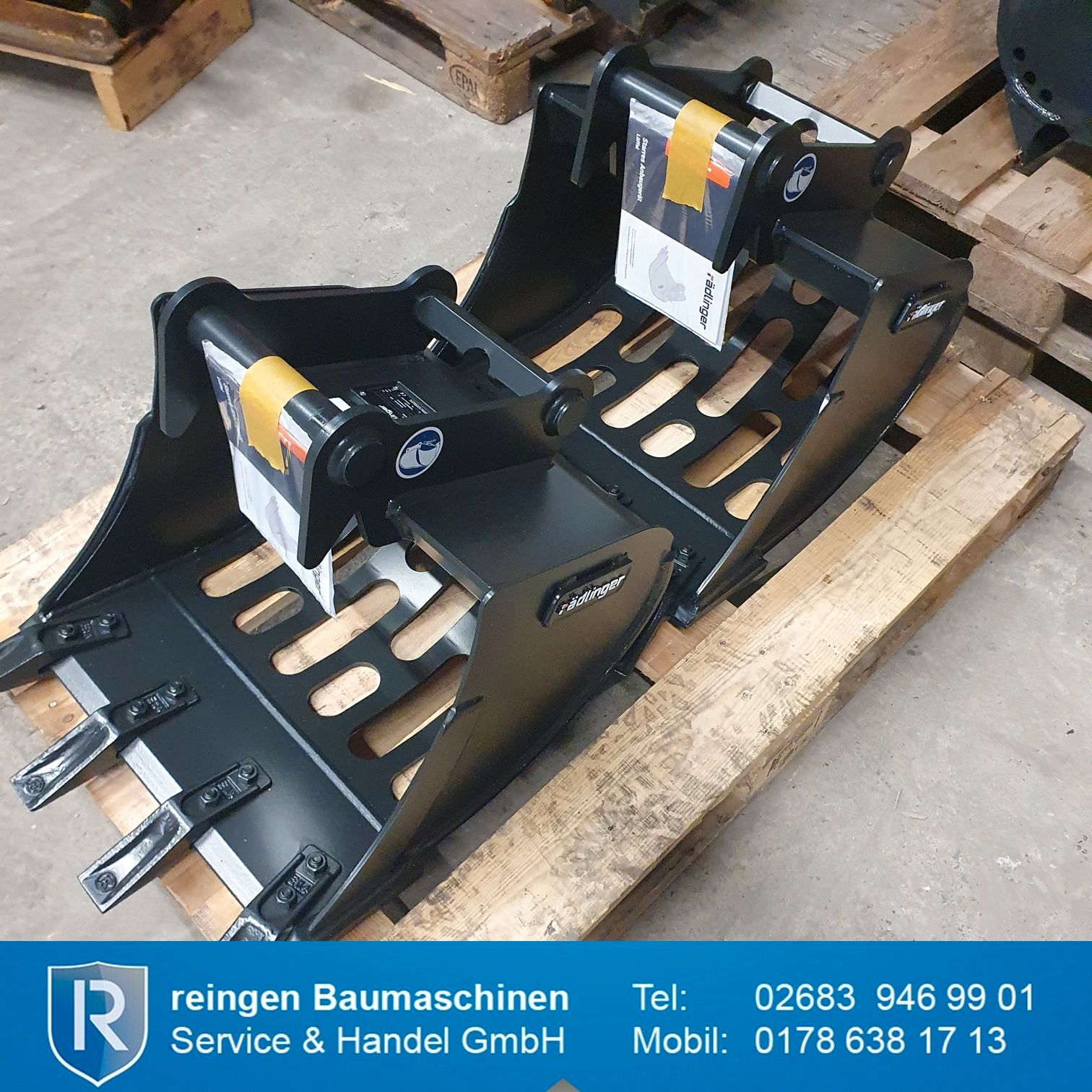 Sieblöffel Rädlinger MS01, 2025, neu, Aufnahme SW01 Radlog