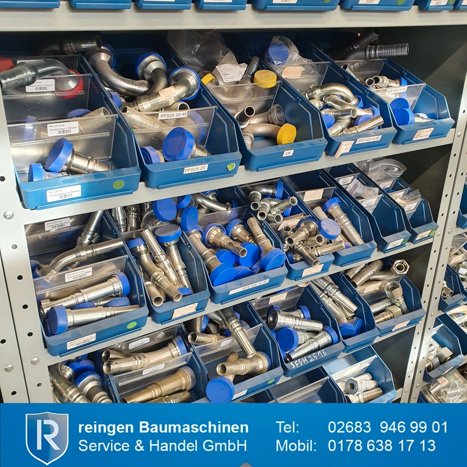 Hydraulikschlauch-Service, Konfektionierung metrisch und Zoll