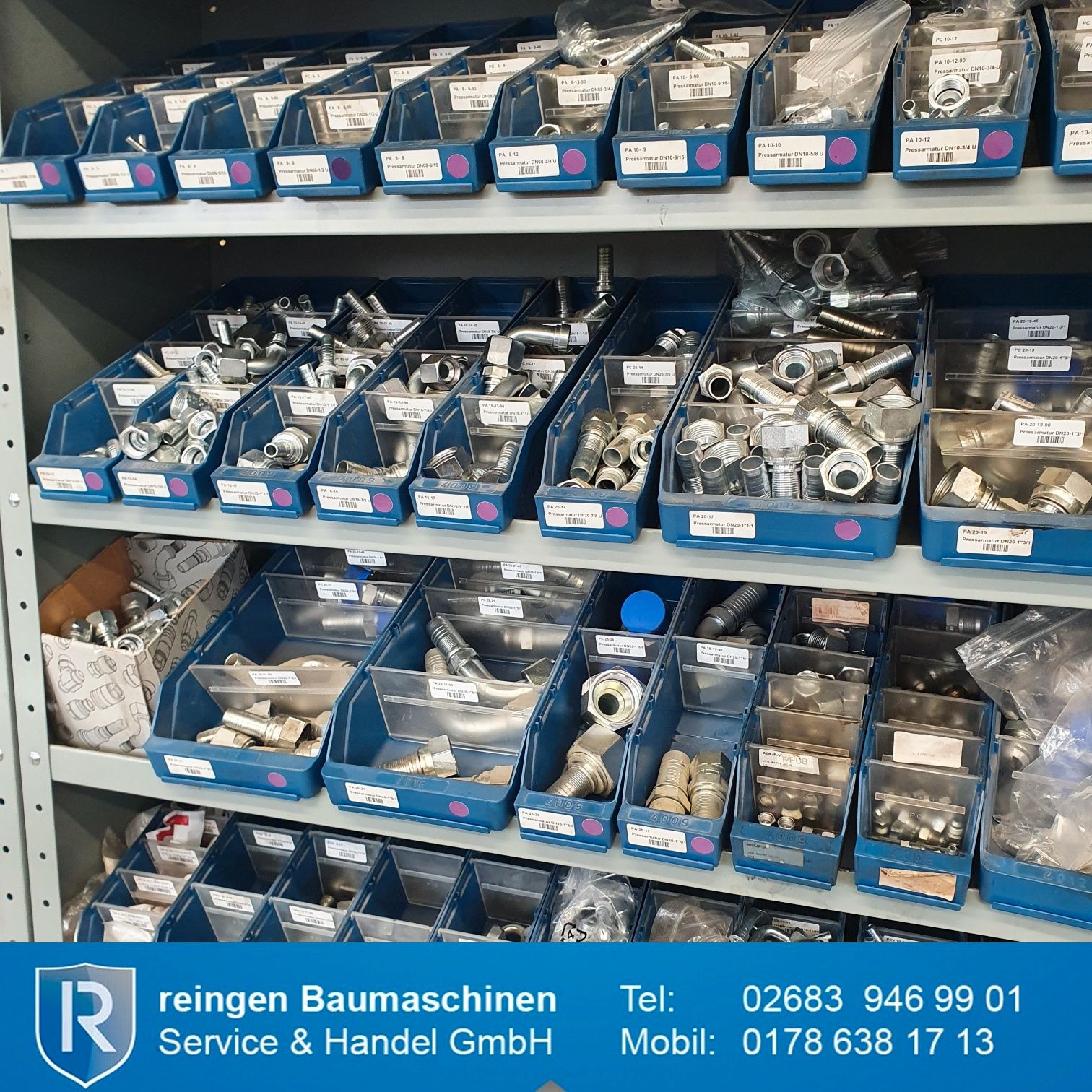 Hydraulikschlauch-Service, Konfektionierung metrisch und Zoll