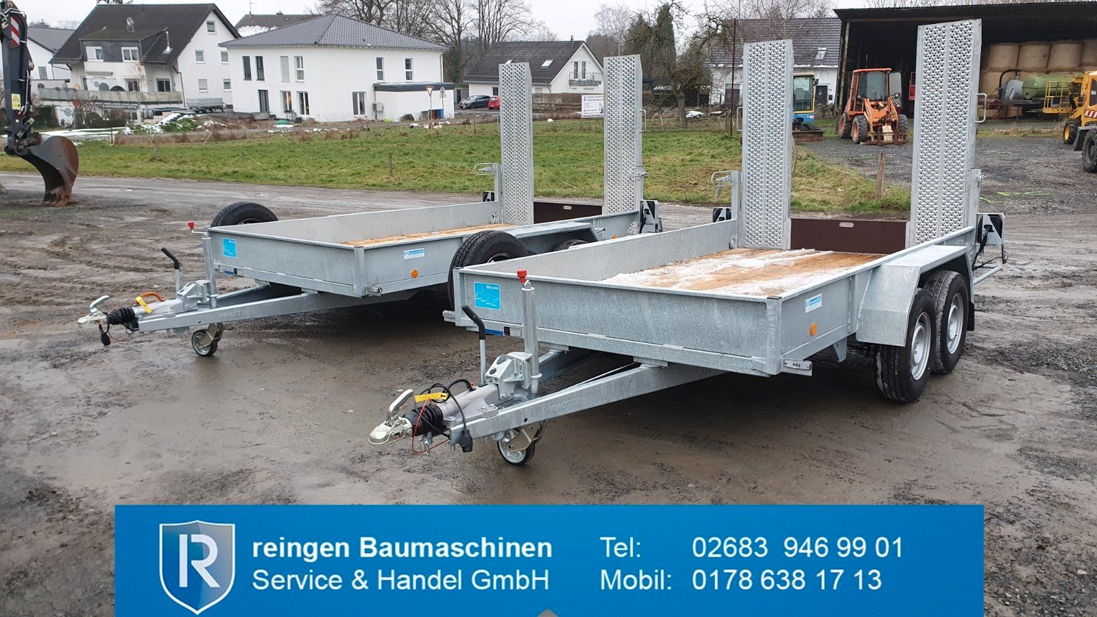 Minitieflader Blomenröhr Tandem, neu, 3.500 kg Gesamtgewicht