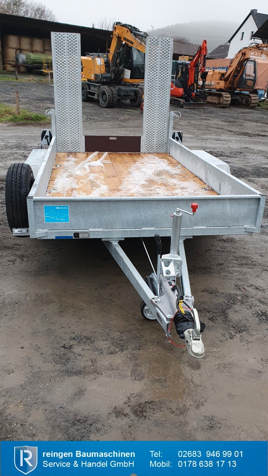 Minitieflader Blomenröhr Tandem, neu, 3.500 kg Gesamtgewicht