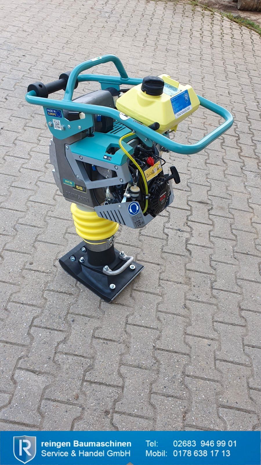 Vibrationsstampfer Ammann ATR68 P, neu, 67 kg Gewicht, 2,7 kW