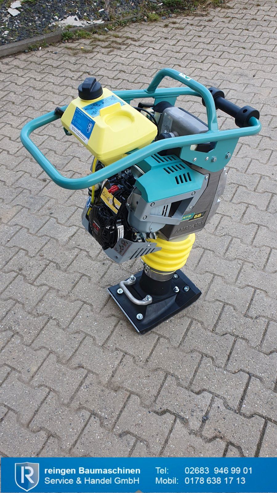 Vibrationsstampfer Ammann ATR68 P, neu, 67 kg Gewicht, 2,7 kW