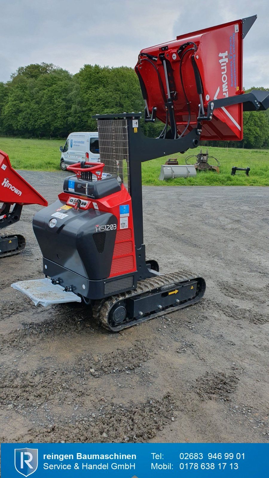 Minidumper Hinowa HS1203, neu, Hochentlader, 1.040 kg Zuladung