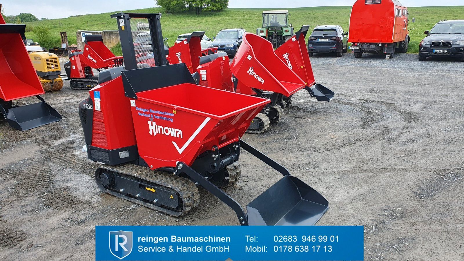Minidumper Hinowa HS1203, neu, Hochentlader, 1.040 kg Zuladung