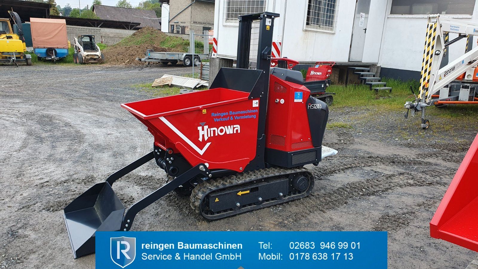 Minidumper Hinowa HS1203, neu, Hochentlader, 1.040 kg Zuladung