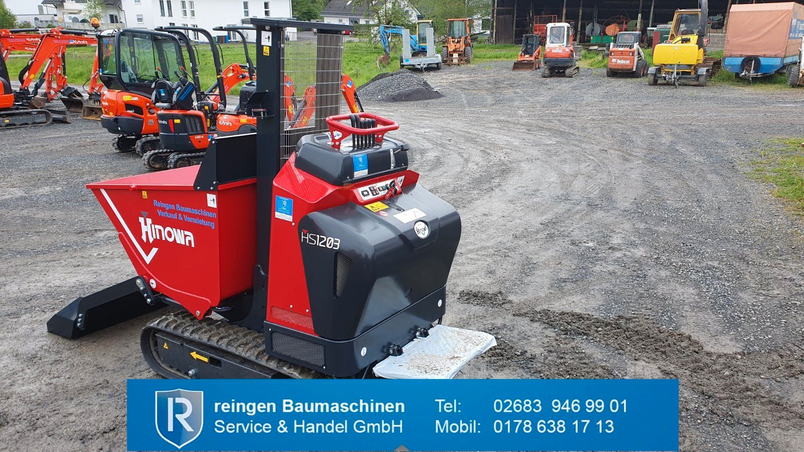 Minidumper Hinowa HS1203, neu, Hochentlader, 1.040 kg Zuladung