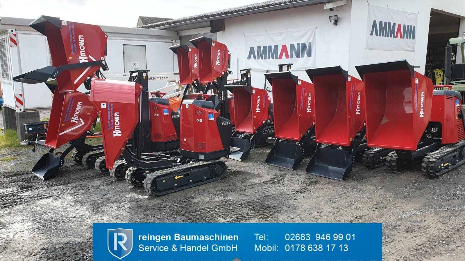 Minidumper Hinowa HS1203, neu, Hochentlader, 1.040 kg Zuladung