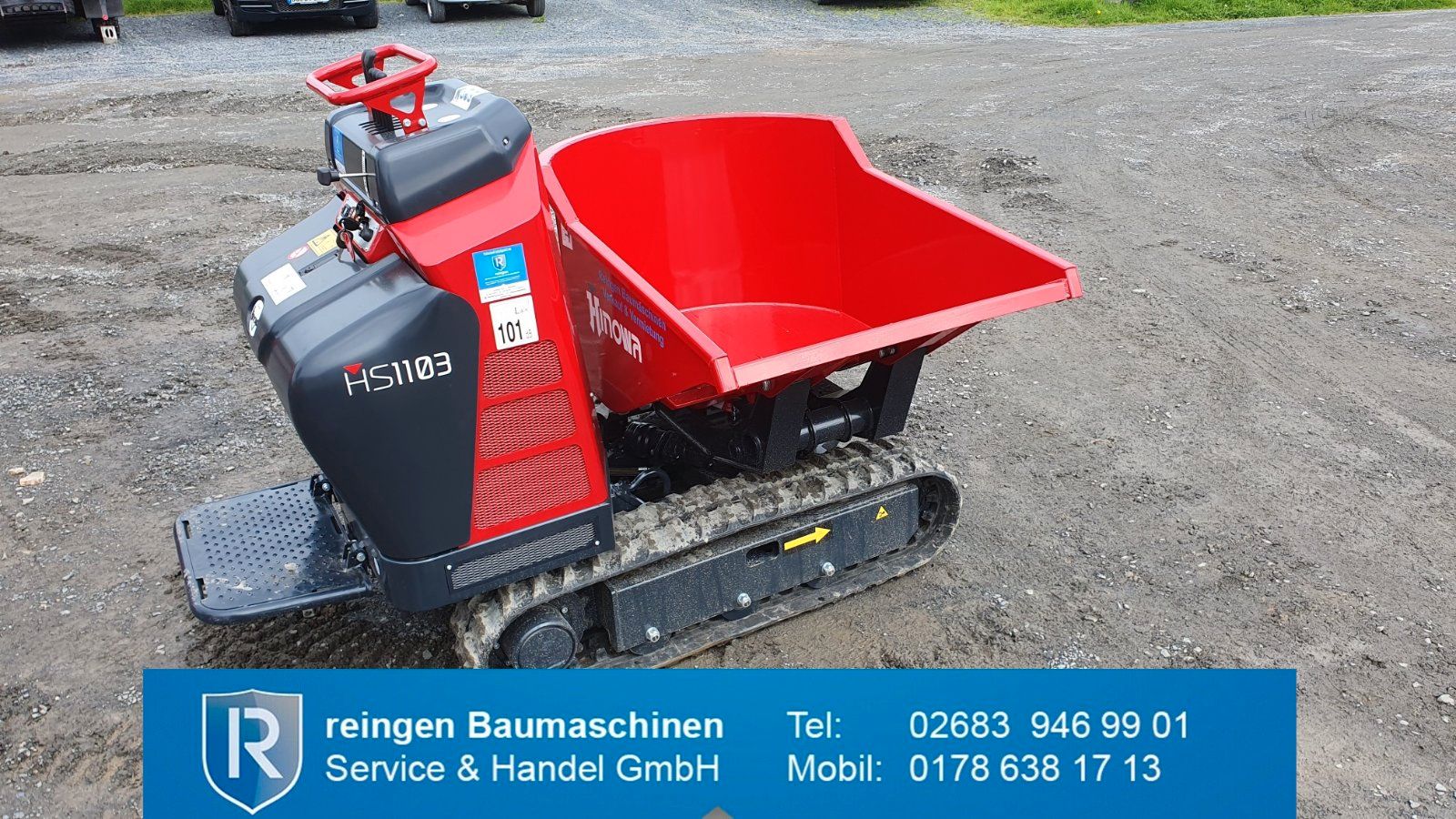 Minidumper Hinowa HS1103, neu, Drehmulde, Zuladung 1.000 kg