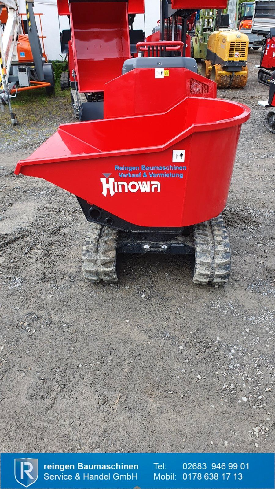 Minidumper Hinowa HS1103, neu, Drehmulde, Zuladung 1.000 kg