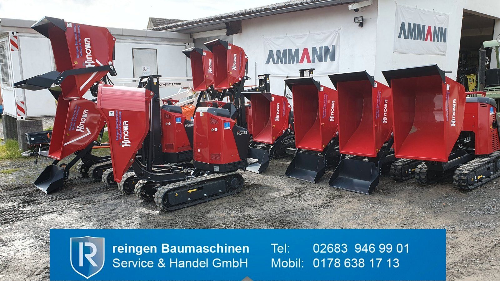 Minidumper Hinowa HS1103, neu, Drehmulde, Zuladung 1.000 kg