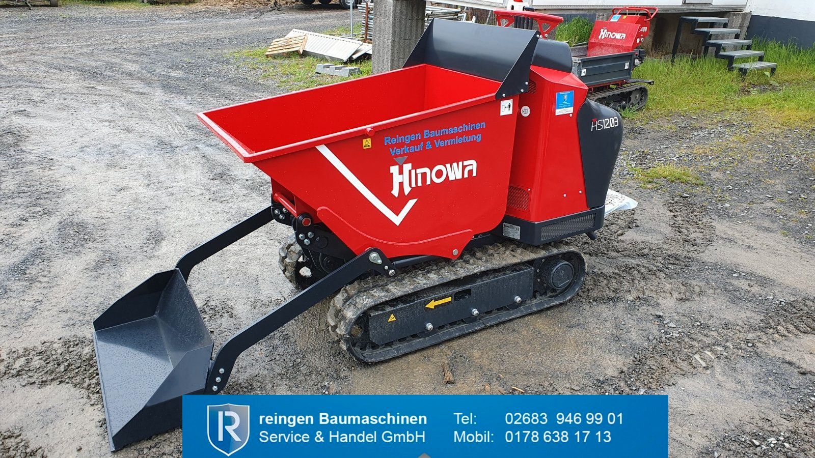 Minidumper Hinowa HS1203, neu, Selbstlademulde, 1.200 kg
