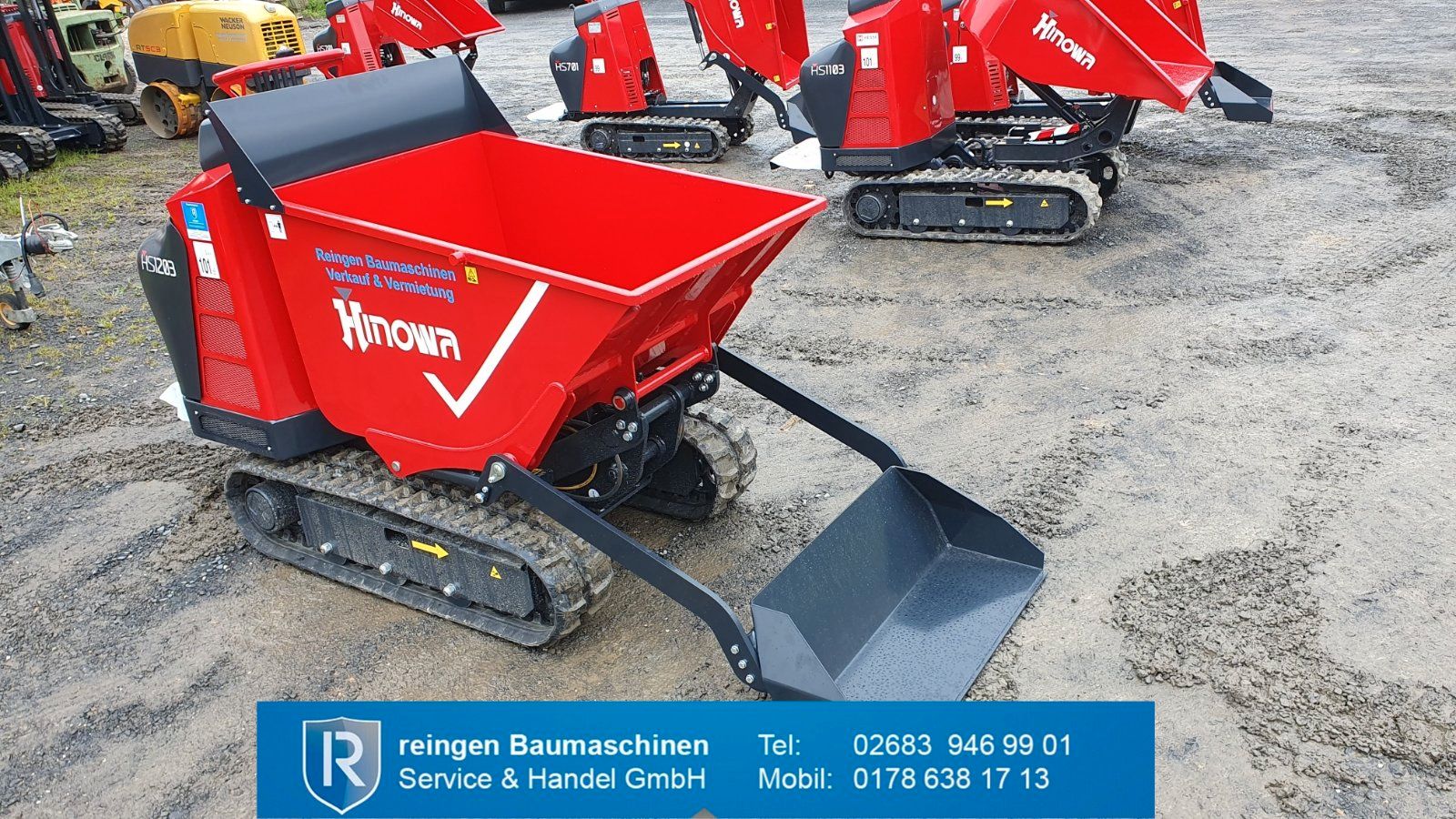 Minidumper Hinowa HS1203, neu, Selbstlademulde, 1.200 kg