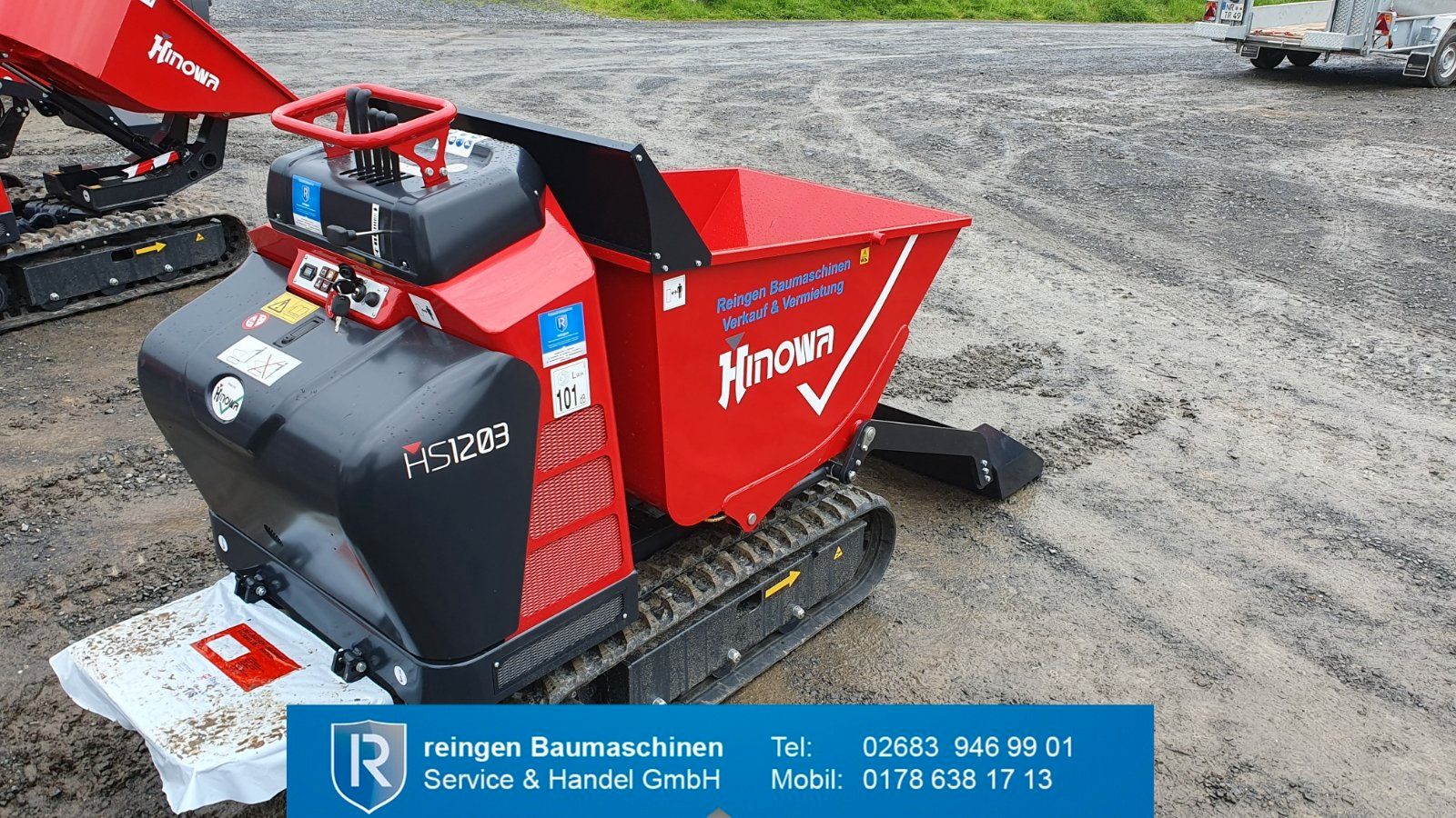 Minidumper Hinowa HS1203, neu, Selbstlademulde, 1.200 kg