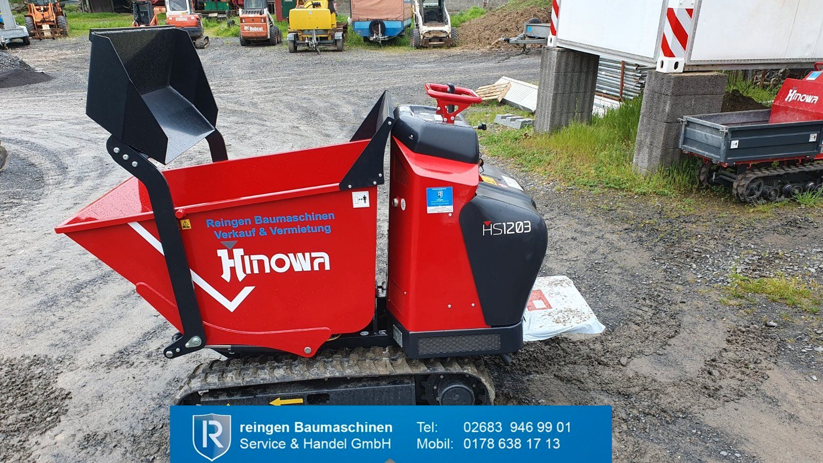 Minidumper Hinowa HS1203, neu, Selbstlademulde, 1.200 kg