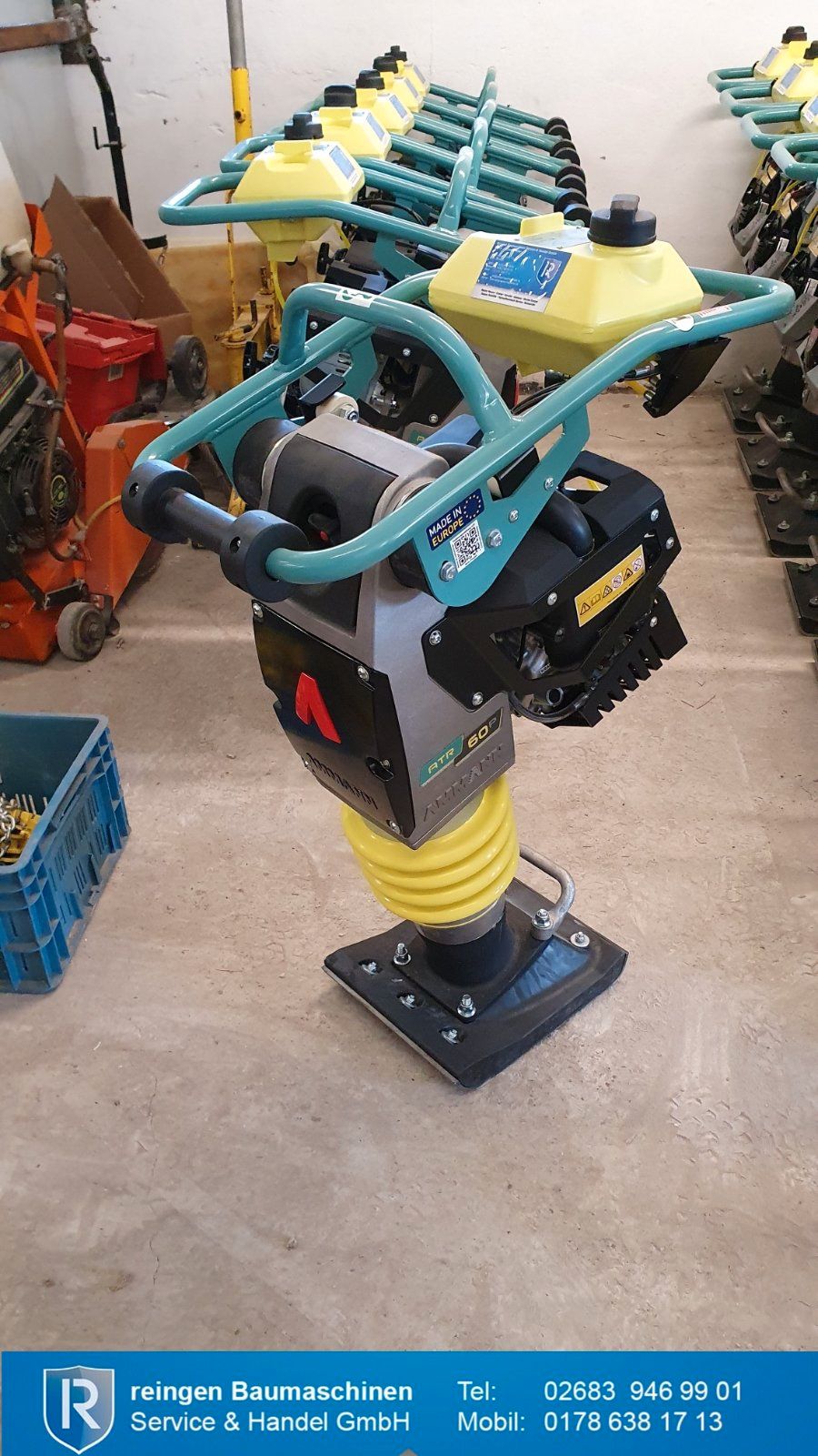 Vibrationsstampfer Ammann ATR60 P, Baujahr 2023, neu, 61 kg