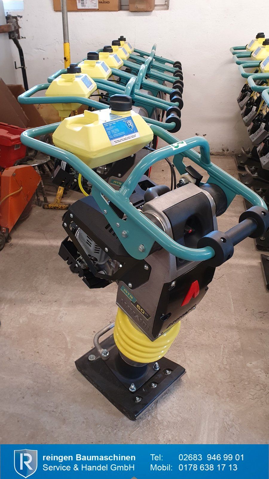 Vibrationsstampfer Ammann ATR60 P, Baujahr 2023, neu, 61 kg
