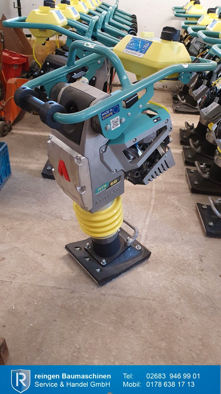 Vibrationsstampfer Ammann ATR68 C, 2022, neu, 68 kg, 2,2 kW