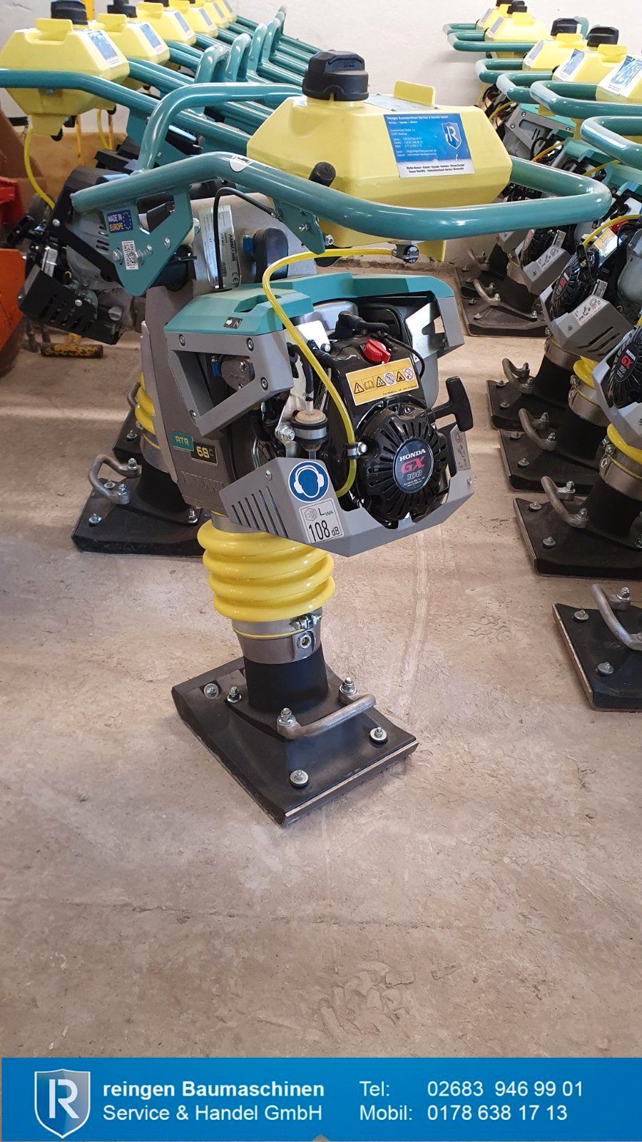 Vibrationsstampfer Ammann ATR68 C, 2022, neu, 68 kg, 2,2 kW