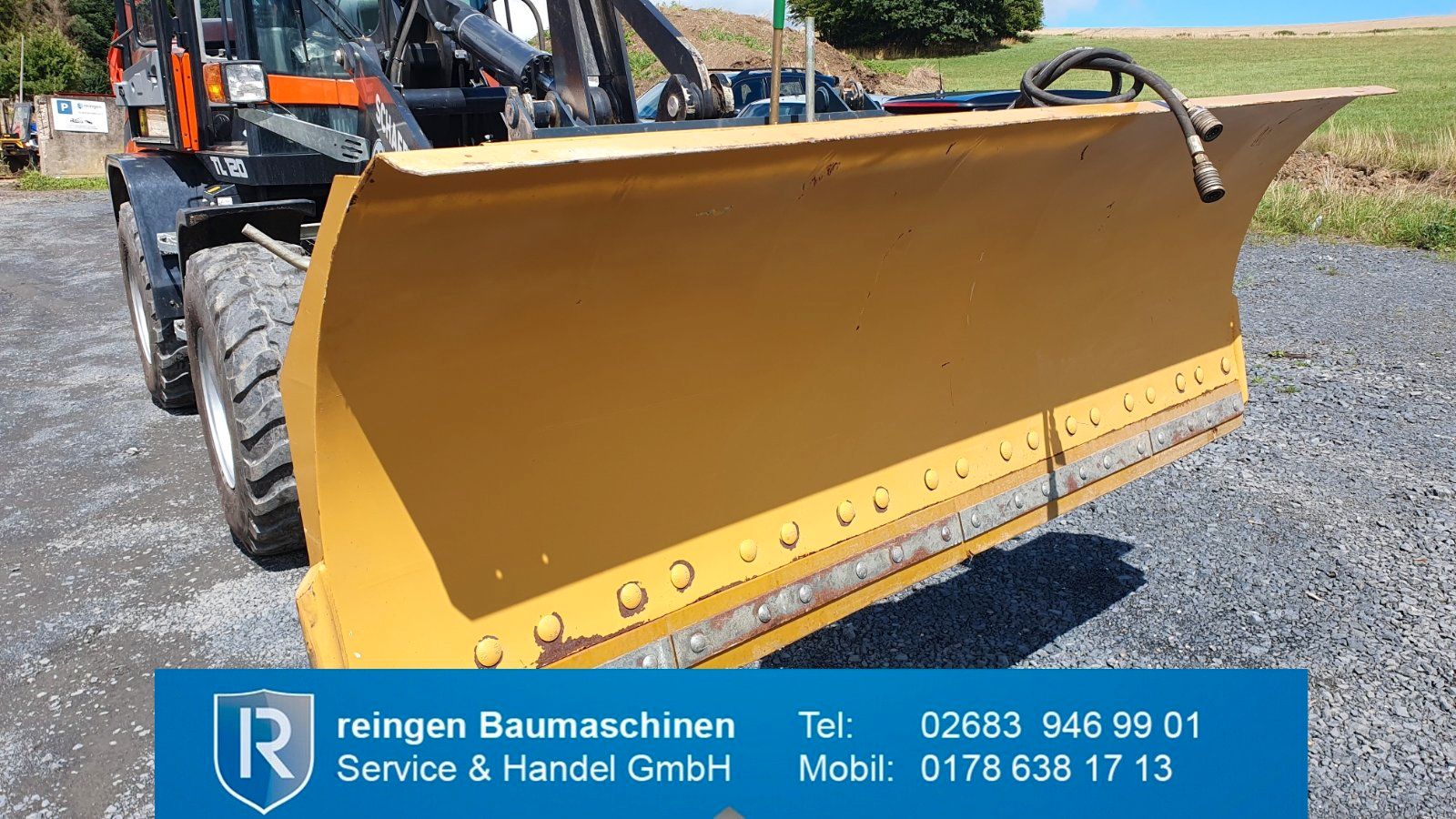Räumschild Tuchel SF 250, 2005, Aufnahme Schaeff/Terex/Yanmar
