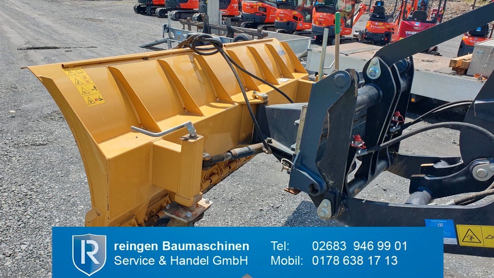 Räumschild Tuchel SF 250, 2005, Aufnahme Schaeff/Terex/Yanmar