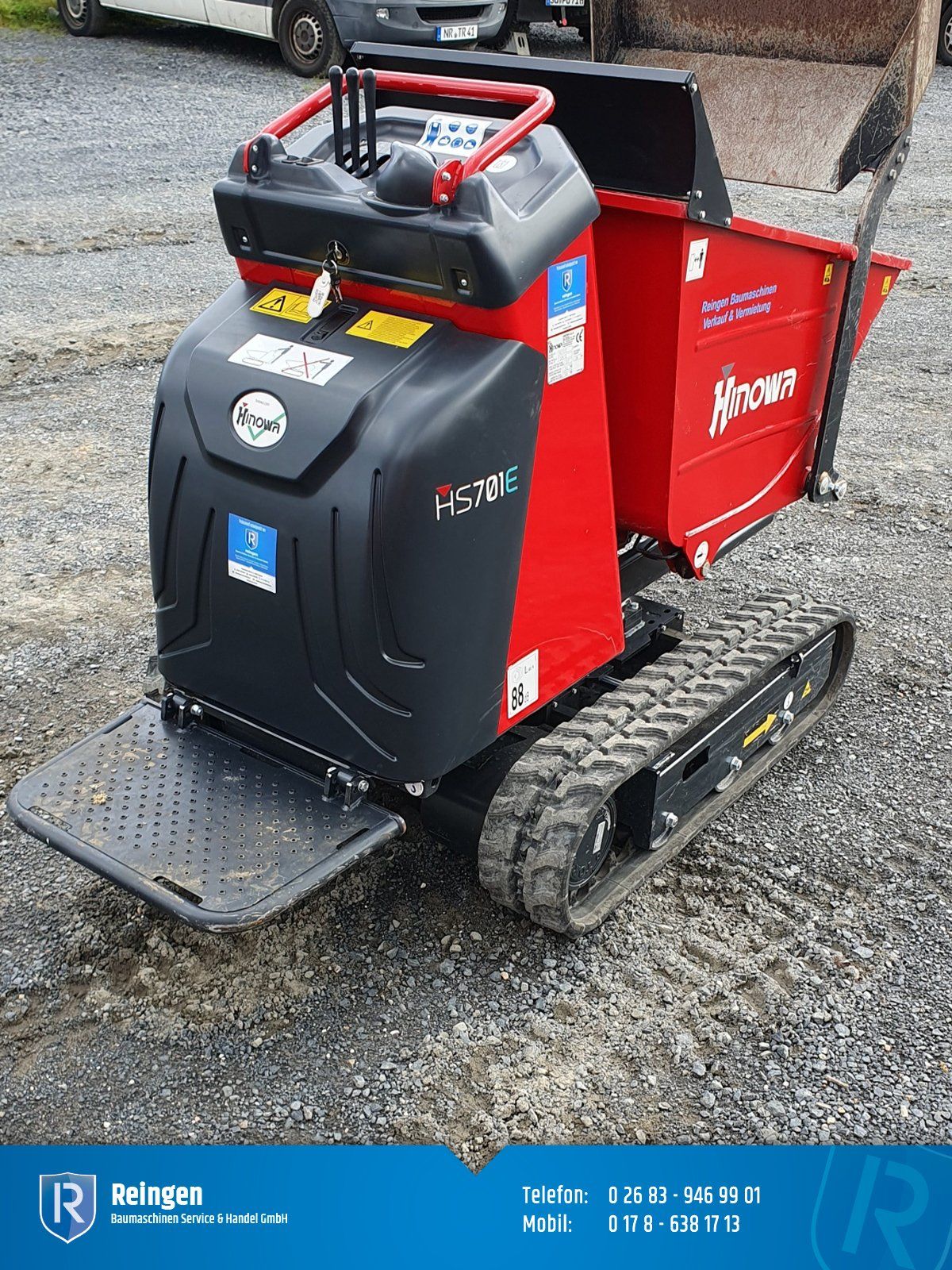 Raupendumper Hinowa HS701E Elektro, 700 kg Nutzlast, 48 V