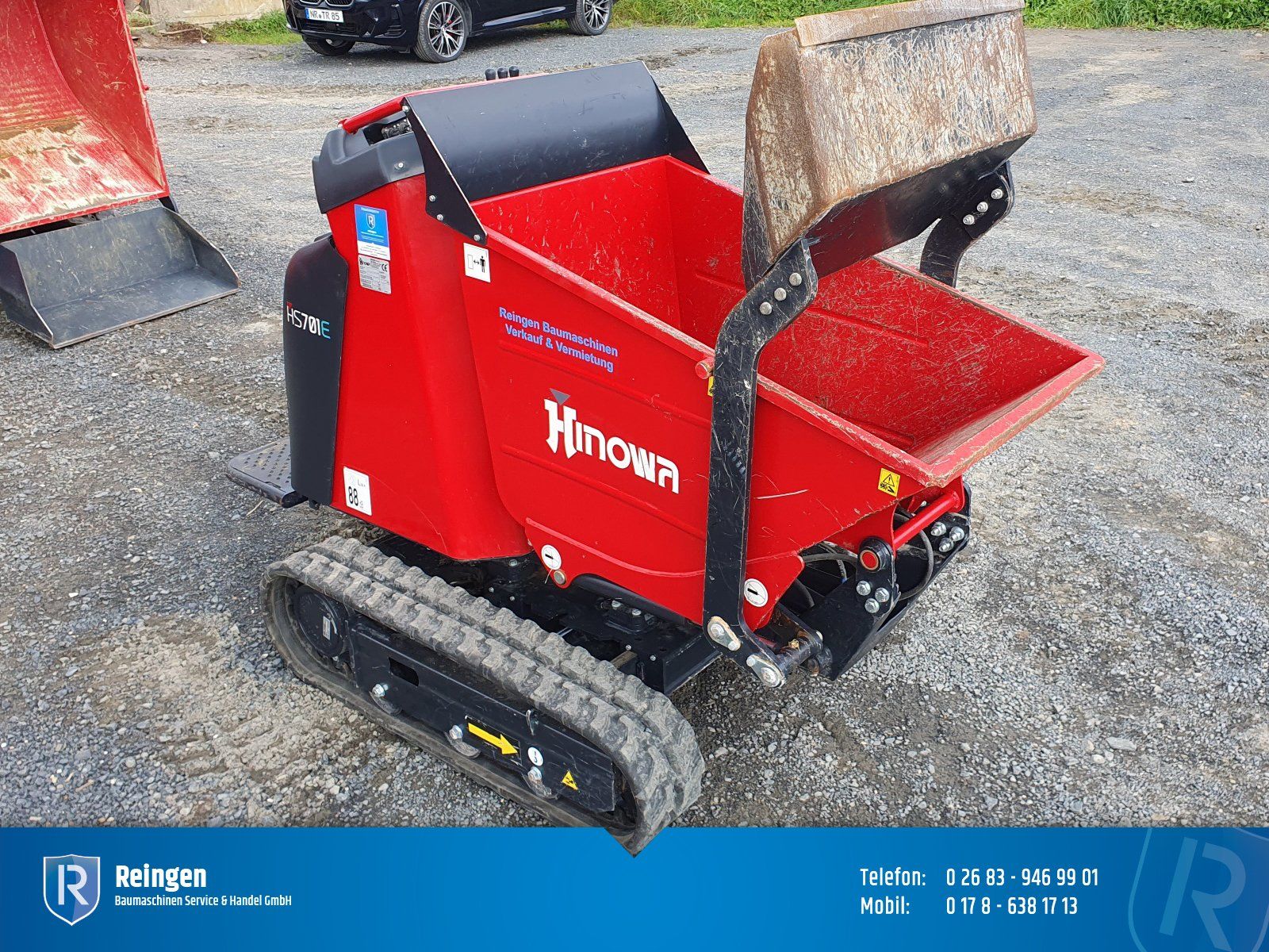 Raupendumper Hinowa HS701E Elektro, 700 kg Nutzlast, 48 V