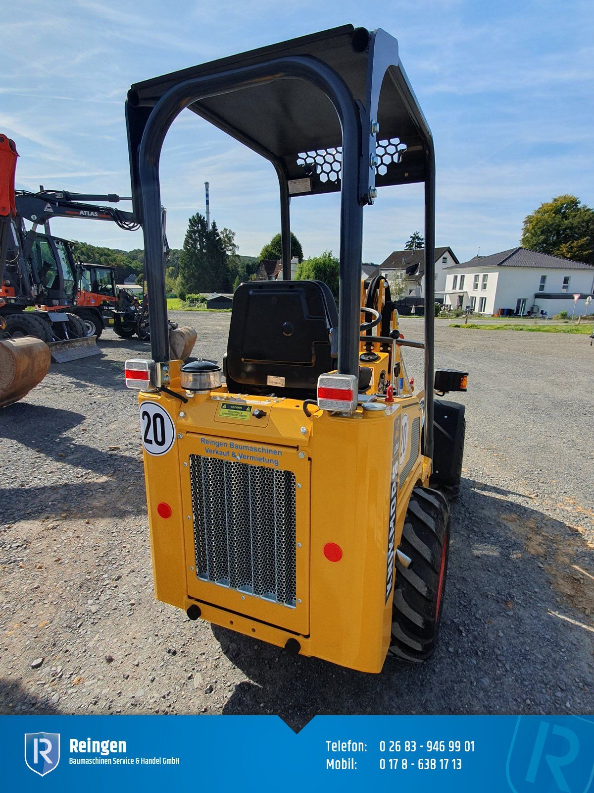 Miniradlader Knikmops KM130H, 25 PS, 1.500 kg Eigengewicht