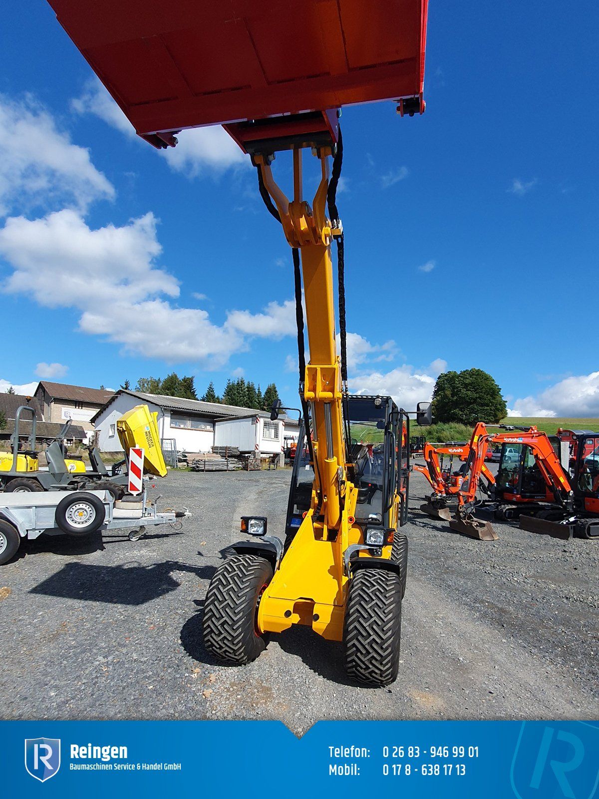 Miniradlader Knikmops KM250TE, 48 PS, Teleskophubarm, Kabine