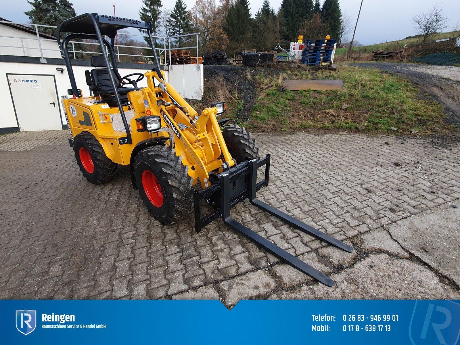 Miniradlader Knikmops KM 235, neu, Kubota 19 kW/25 PS, 4WD