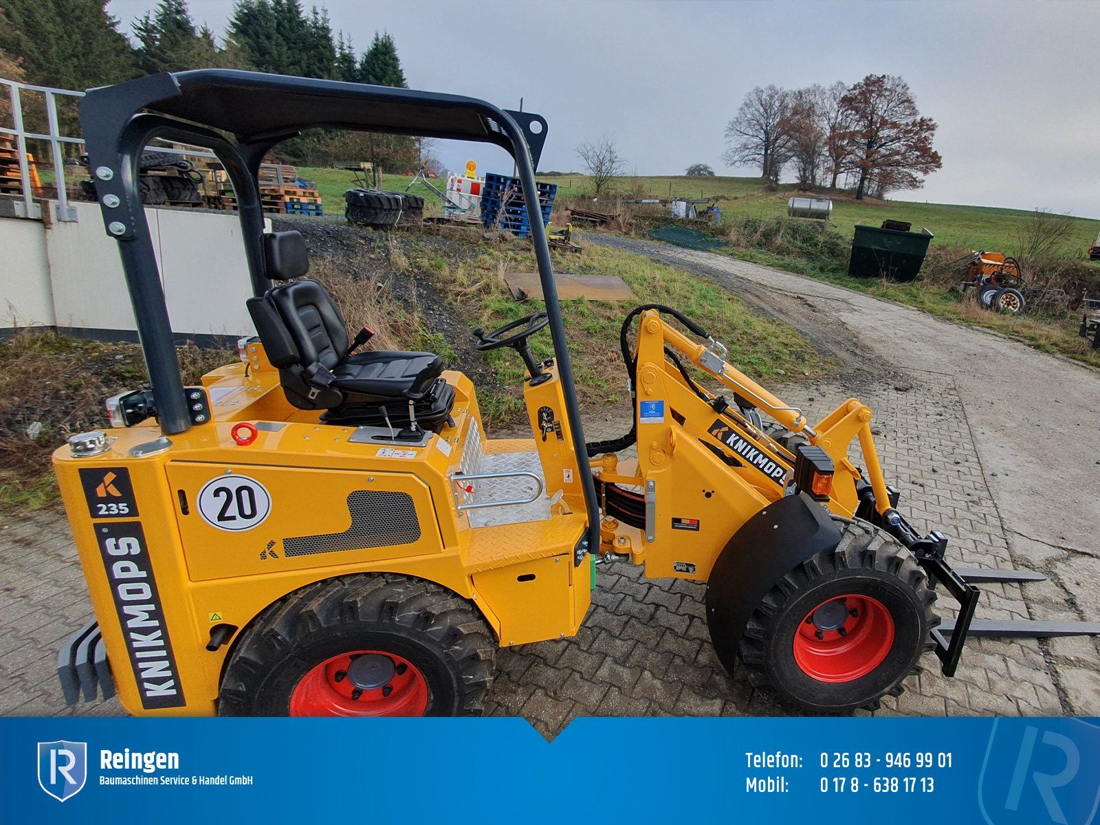 Miniradlader Knikmops KM 235, neu, Kubota 19 kW/25 PS, 4WD