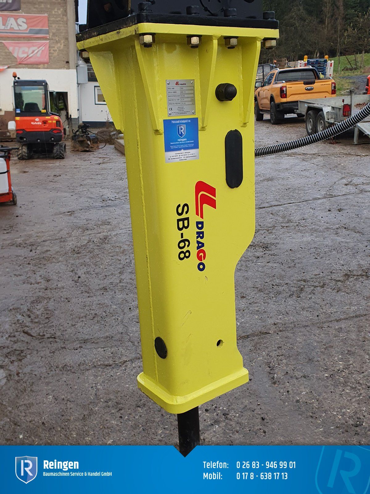 Hydraulikhammer DRAGO SB-68, 2022, für 4 bis 8 t Bagger