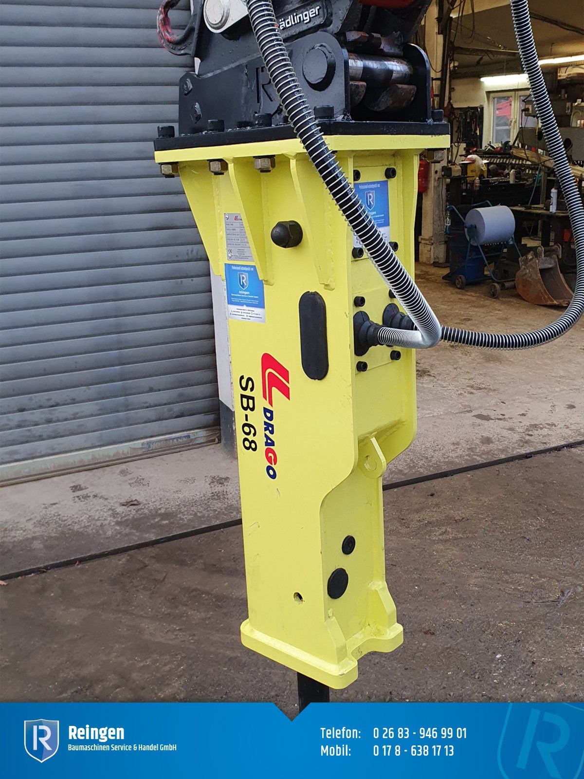 Hydraulikhammer DRAGO SB-68, 2022, für 4 bis 8 t Bagger