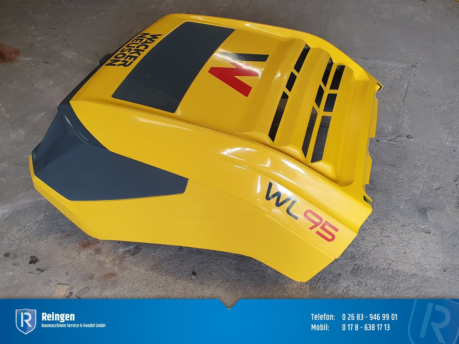 Motorhaube für Wacker Neuson WL95, instandgesetzt