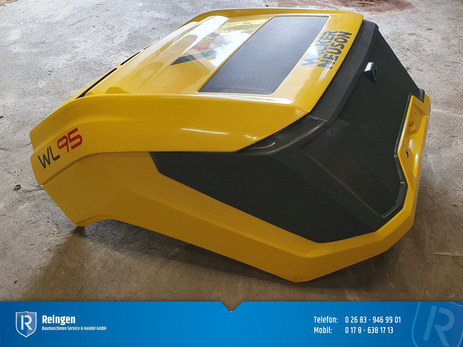 Motorhaube für Wacker Neuson WL95, instandgesetzt