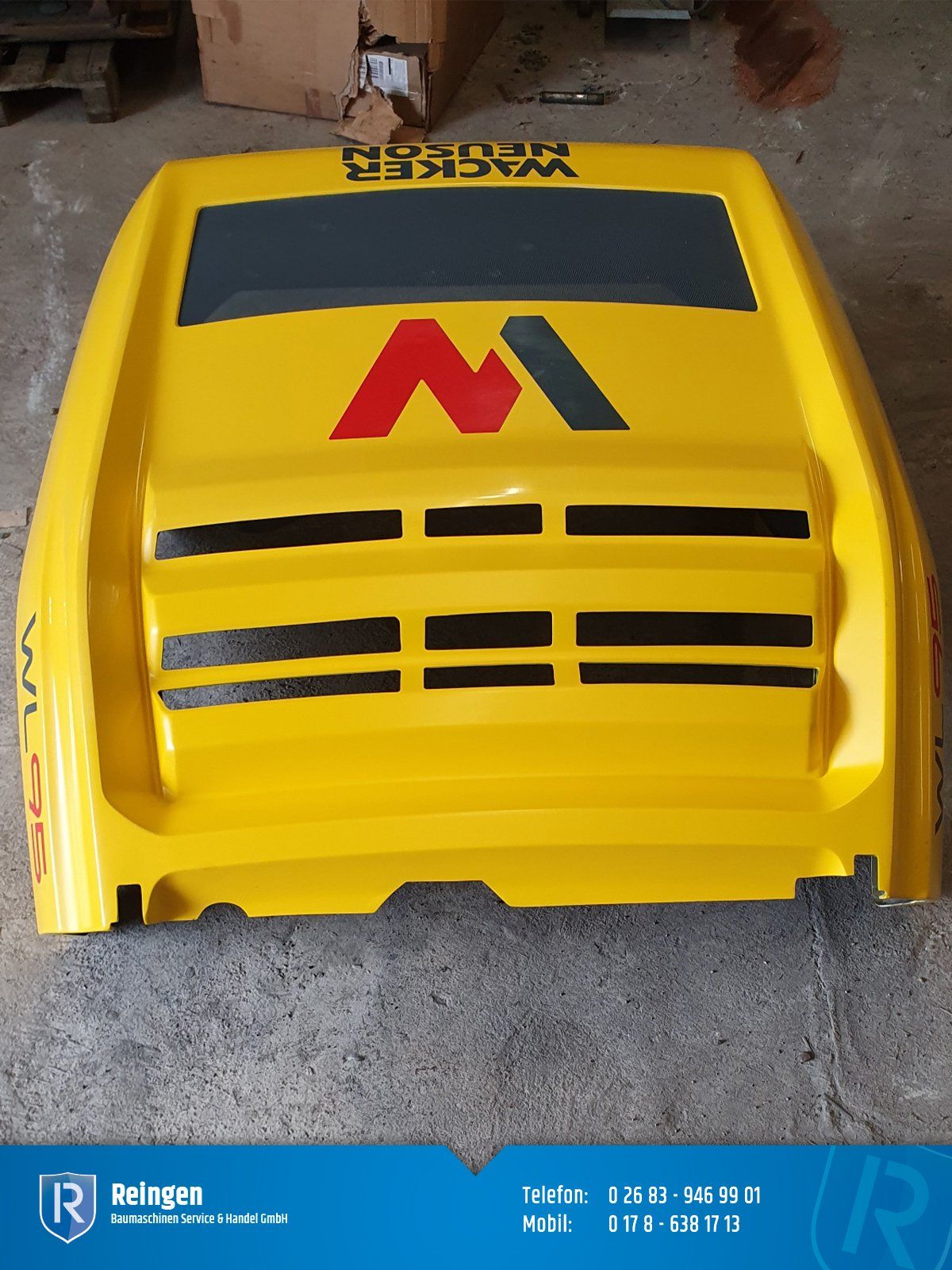 Motorhaube für Wacker Neuson WL95, instandgesetzt