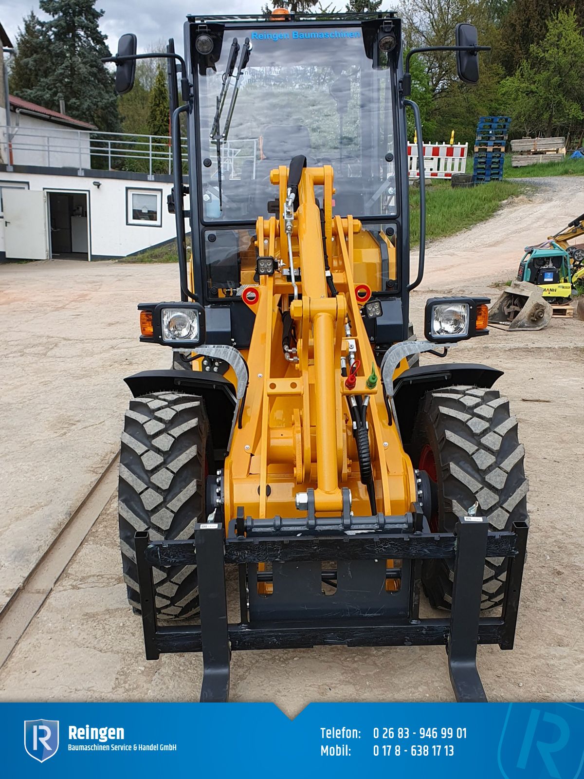 Miniradlader Knikmops KM 235, neu, Kabine und Schnellwechsler
