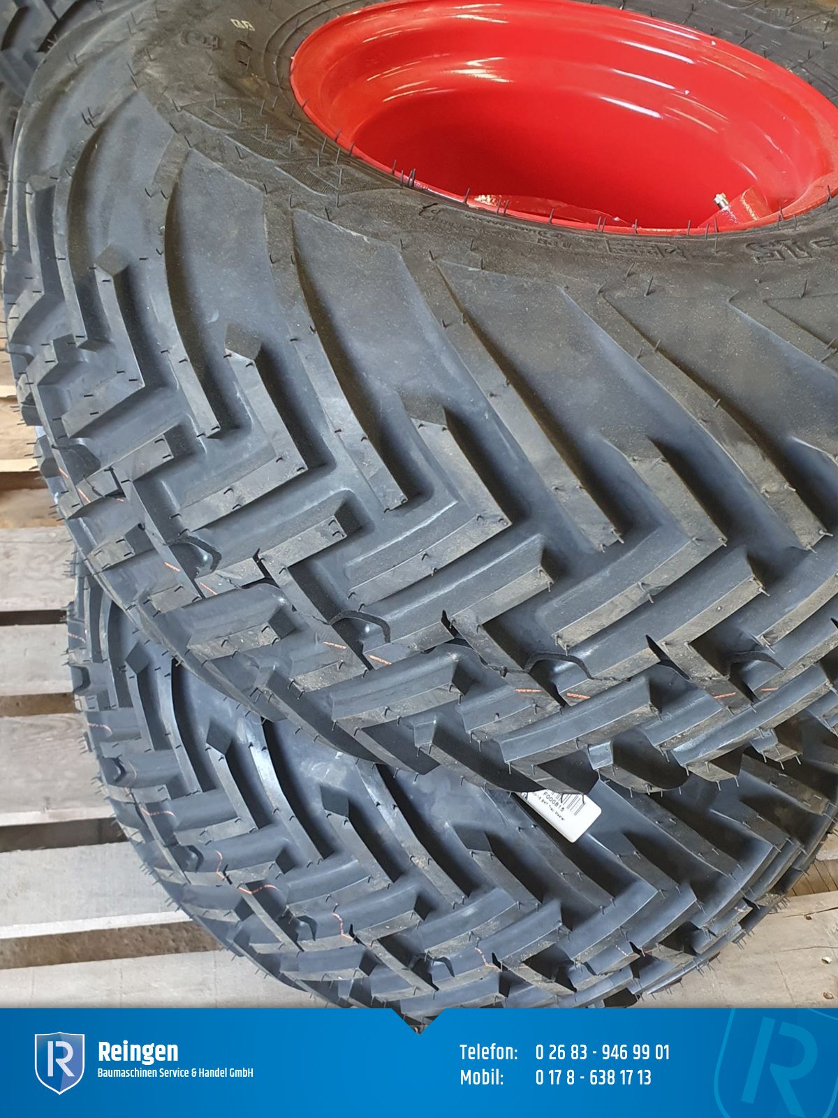 Kompletträder für Knikmops KM250TE, KM250, KM235, KM180, neu
